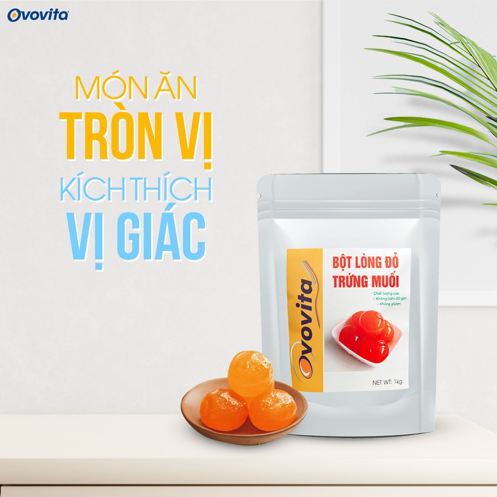 bột trứng muối